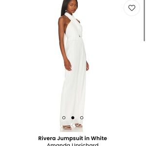 Amanda Richard Rivera White Jumpsuit (NEW - NEVER WORN)